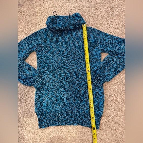 Womens JESSICA bluegreen turtleneck cable knit sweater - Picture 5 of 9